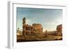 Colosseum and Arch of Constantine, Rome-Canaletto-Framed Giclee Print