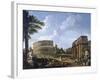 Colosseum and Arch of Constantine-null-Framed Giclee Print