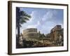 Colosseum and Arch of Constantine-null-Framed Giclee Print