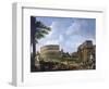 Colosseum and Arch of Constantine-null-Framed Giclee Print