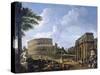 Colosseum and Arch of Constantine-null-Stretched Canvas