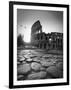 Colosseum and Via Sacra, Rome, Italy-Michele Falzone-Framed Photographic Print