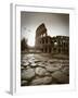 Colosseum and Via Sacra, Rome, Italy-Michele Falzone-Framed Photographic Print