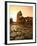 Colosseum and Via Sacra, Sunrise, Rome, Italy-Michele Falzone-Framed Photographic Print