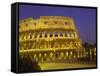 Colosseum at Night, Rome, Italy-Roy Rainford-Framed Stretched Canvas