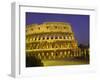 Colosseum at Night, Rome, Italy-Roy Rainford-Framed Photographic Print