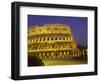 Colosseum at Night, Rome, Italy-Roy Rainford-Framed Photographic Print