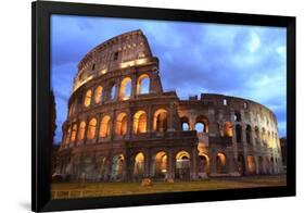 Colosseum at Twilight-mary416-Framed Premium Photographic Print