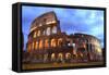 Colosseum at Twilight-mary416-Framed Stretched Canvas