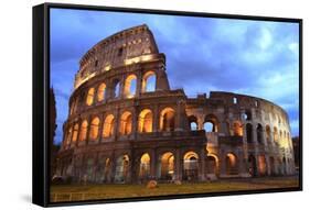 Colosseum at Twilight-mary416-Framed Stretched Canvas