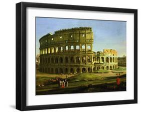 Colosseum, from the Colosseum and the Roman Forum (Inv 884), Detail-Gaspar van Wittel-Framed Giclee Print