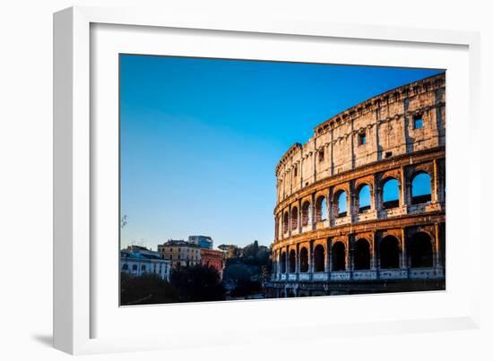 Colosseum in Rome in Rome, ITALY-ilolab-Framed Photographic Print