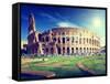 Colosseum in Rome, Italy-Iakov Kalinin-Framed Stretched Canvas