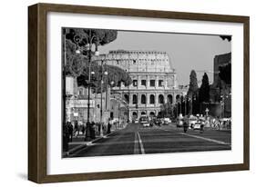 Colosseum in Rome, Italy-null-Framed Photo