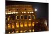 Colosseum Large Moon Details, Rome, Italy Built by Vespacian-William Perry-Mounted Photographic Print