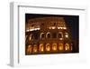 Colosseum Moon in the Window Close-Up Details, Rome, Italy Built by Vespacian-William Perry-Framed Photographic Print