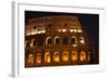 Colosseum Moon in the Window Close-Up Details, Rome, Italy Built by Vespacian-William Perry-Framed Photographic Print