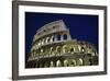 Colosseum or Flavian Amphitheatre at Night-null-Framed Photographic Print