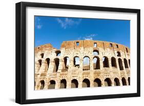 Colosseum or Flavian Amphitheatre, Rome, Latium, Italy, Europe-Nico Tondini-Framed Photographic Print