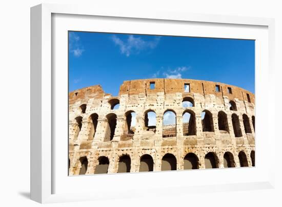 Colosseum or Flavian Amphitheatre, Rome, Latium, Italy, Europe-Nico Tondini-Framed Photographic Print