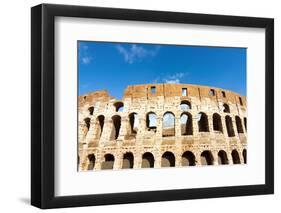 Colosseum or Flavian Amphitheatre, Rome, Latium, Italy, Europe-Nico Tondini-Framed Photographic Print