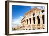 Colosseum or Flavian Amphitheatre, Rome, Latium, Italy, Europe-Nico Tondini-Framed Photographic Print