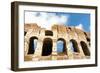 Colosseum or Flavian Amphitheatre, Rome, Latium, Italy, Europe-Nico Tondini-Framed Photographic Print