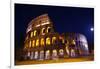 Colosseum Overview Moon Night Lovers, Rome, Italy Built by Vespacian-William Perry-Framed Photographic Print