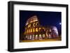 Colosseum Overview Moon Night Lovers, Rome, Italy Built by Vespacian-William Perry-Framed Photographic Print