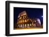 Colosseum Overview Moon Night Lovers, Rome, Italy Built by Vespacian-William Perry-Framed Premium Photographic Print