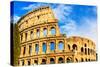 Colosseum. Rome, Italy-sorincolac-Stretched Canvas