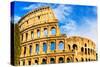Colosseum. Rome, Italy-sorincolac-Stretched Canvas