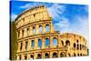 Colosseum. Rome, Italy-sorincolac-Stretched Canvas