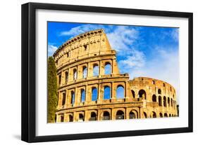 Colosseum. Rome, Italy-sorincolac-Framed Photographic Print