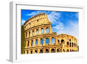 Colosseum. Rome, Italy-sorincolac-Framed Photographic Print