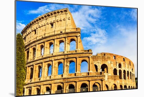 Colosseum. Rome, Italy-sorincolac-Mounted Photographic Print