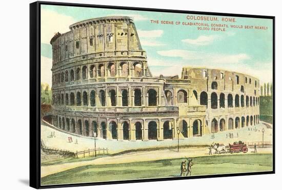 Colosseum, Rome, Italy-null-Framed Stretched Canvas