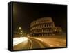 Colosseum Ruins at Night, Rome, Italy-Bill Bachmann-Framed Stretched Canvas