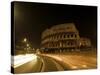 Colosseum Ruins at Night, Rome, Italy-Bill Bachmann-Stretched Canvas