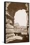 Colosseum Seen through the Arch of Titus-null-Framed Stretched Canvas