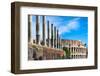 Colosseum,The Flavian Amphitheatre Seen from Forum-David Ionut-Framed Photographic Print