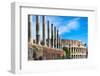 Colosseum,The Flavian Amphitheatre Seen from Forum-David Ionut-Framed Photographic Print