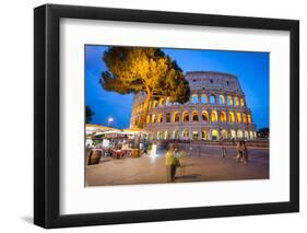 Colosseum, UNESCO World Heritage Site, Rome, Lazio, Italy, Europe-Frank Fell-Framed Photographic Print