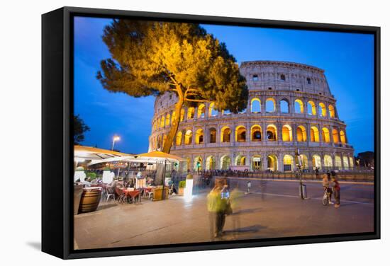 Colosseum, UNESCO World Heritage Site, Rome, Lazio, Italy, Europe-Frank Fell-Framed Stretched Canvas