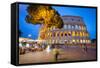Colosseum, UNESCO World Heritage Site, Rome, Lazio, Italy, Europe-Frank Fell-Framed Stretched Canvas