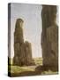 Colossi of Memnon at Daybreak-English Photographer-Stretched Canvas