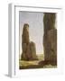 Colossi of Memnon at Daybreak-English Photographer-Framed Giclee Print