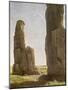 Colossi of Memnon at Daybreak-English Photographer-Mounted Giclee Print