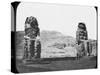 Colossi of Memnon, Luxor (Thebe), Egypt, C1890-Newton & Co-Stretched Canvas