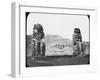 Colossi of Memnon, Luxor (Thebe), Egypt, C1890-Newton & Co-Framed Photographic Print